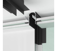 Slim Magnetic Коннектор угловой внутренний для встраиваемого шинопровода под ГКЛ 9,5мм черный 85213/00 85213/00