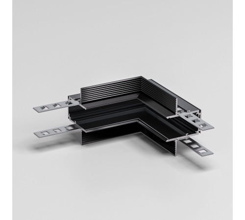 Slim Magnetic Коннектор угловой внутренний для встраиваемого шинопровода под ГКЛ 9,5мм черный 85213/00 85213/00
