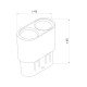 Slim Magnetic M02 Трековый светильник 4W 4200K Smally черный 85510/01 85510/01