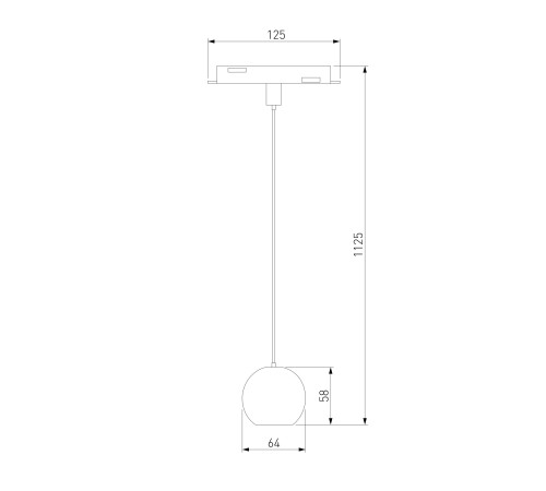 Slim Magnetic Трековый светильник 5W 4200K Event (латунь) 85040/01 85040/01