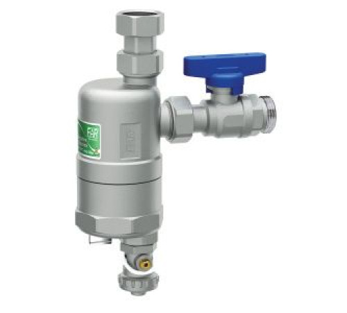 Сепаратор шлама FAR COMPACTFAR 3/4 НР-накидная гайка с магнитом и шаровым краном FA 2274 34