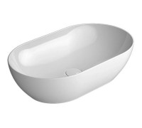 Раковина-чаша накладная GSI Pura 600х370 мм белый глянцевый 883411