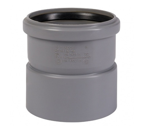 Муфта насадная Ostendorf HT HTAM 75 мм для внутренней канализации 113520