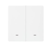 Выключатель умный HOMMYN SWZBNN02W Zigbee 2 клавиши без нейтрали SWZBNN02W