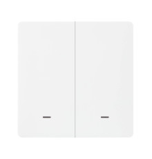 Выключатель умный HOMMYN SWZBNN02W Zigbee 2 клавиши без нейтрали SWZBNN02W