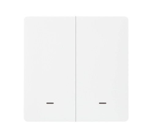 Выключатель умный HOMMYN SWZBNN02W Zigbee 2 клавиши без нейтрали SWZBNN02W