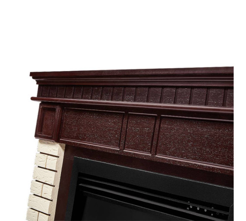 Каминокомплект Electrolux Bricks 30 камень бежевый шпон темный дуб с очагом EFP/P-3020LS N 1748160