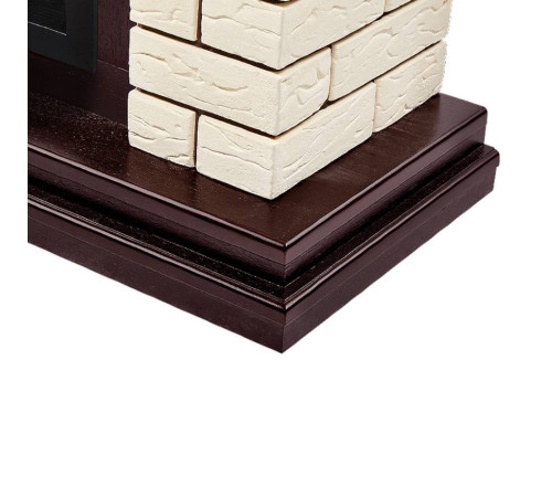 Каминокомплект Electrolux Bricks 30 камень бежевый шпон темный дуб с очагом EFP/P-3020LS N 1748160