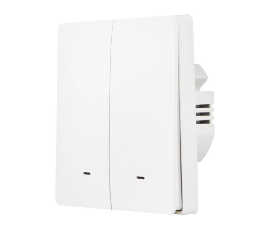 Выключатель умный HOMMYN SWZBNN02W Zigbee 2 клавиши без нейтрали SWZBNN02W