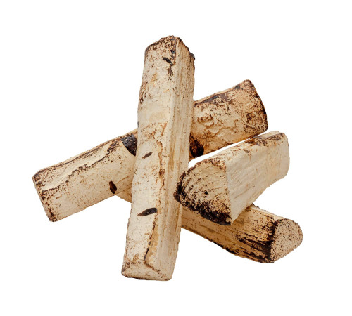 Набор керамических дров для биокамина Firelight Береза колотая 4 шт 1601800