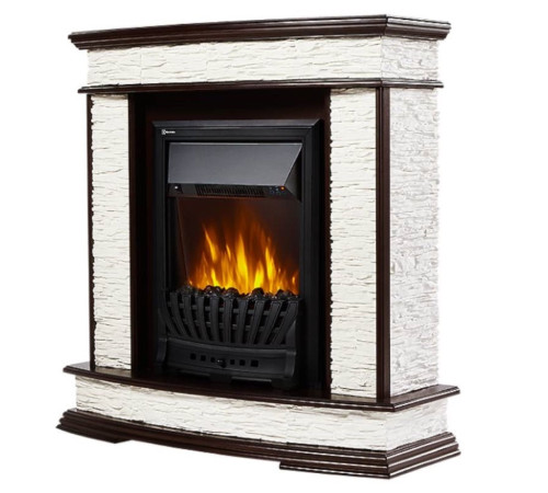 Каминокомплект Firelight Scala Classic с очагом Electrolux EFP/P-1020LS темный дуб/белый сланец НС-1421134