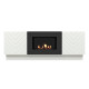 Тумба с биокамином Firelight BFP/P-1400V белая 1595746