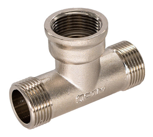 Тройник латунный СТМ 1/2 НР-ВР-НР НС-1213973