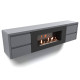 Тумба с биокамином Firelight BFP/P-1700 lux графит 1616366