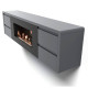 Тумба с биокамином Firelight BFP/P-1700 lux графит 1616366