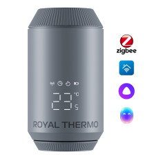 Термостат радиаторный электронный Royal Thermo Smart Heat 2.0 серебристый НС-1735440