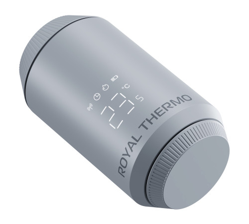 Термостат радиаторный электронный Royal Thermo Smart Heat 2.0 серебристый НС-1735440