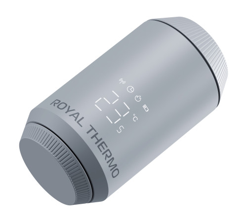Термостат радиаторный электронный Royal Thermo Smart Heat 2.0 серебристый НС-1735440