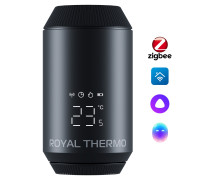 Термостат радиаторный электронный Royal Thermo Smart Heat 2.0 черный НС-1735445