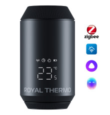 Термостат радиаторный электронный Royal Thermo Smart Heat 2.0 черный НС-1735445