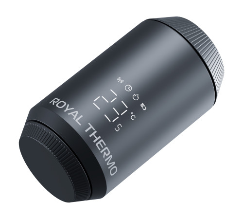 Термостат радиаторный электронный Royal Thermo Smart Heat 2.0 черный НС-1735445