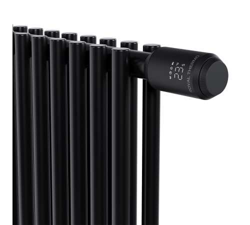 Термостат радиаторный электронный Royal Thermo Smart Heat 2.0 черный НС-1735445