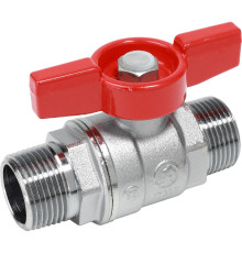 Кран шаровой Giacomini R253 1 1/4 НР-НР бабочка R253X006