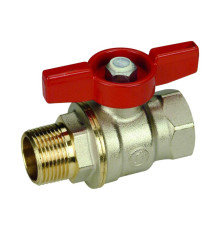 Кран шаровой Giacomini DADO 1 ВР-НР полнопроходной ручка-бабочка R914X025