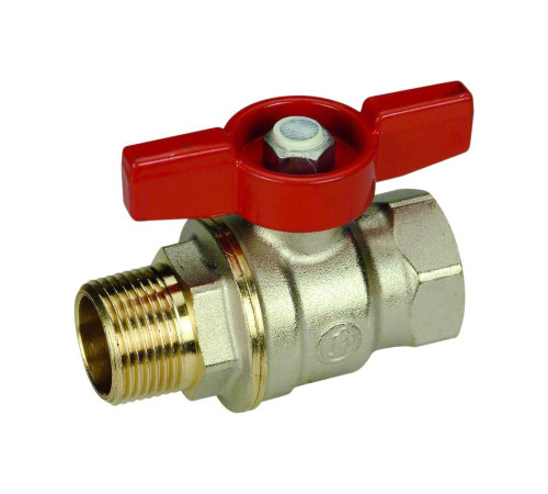 Кран шаровой Giacomini DADO 1 ВР-НР полнопроходной ручка-бабочка R914X025