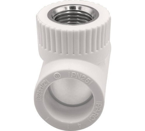Тройник комбинированный THERMOLIGHT PP-R 25х1/2х25 мм ВР белый НС-1620586