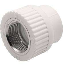 Муфта комбинированная Thermolight PP-R 25x3/4 ВР белая 1620499
