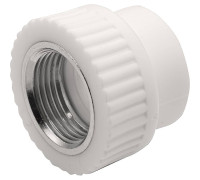 Муфта комбинированная Thermolight PP-R 32x1 ВР белая 1620500