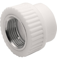 Муфта комбинированная Thermolight PP-R 32x1 ВР белая 1620500