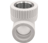 Тройник комбинированный THERMOLIGHT PP-R 25х3/4х25 мм ВР белый НС-1620587