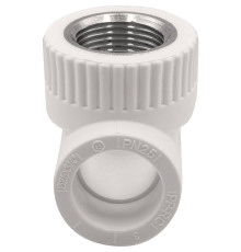 Тройник комбинированный THERMOLIGHT PP-R 25х3/4х25 мм ВР белый НС-1620587