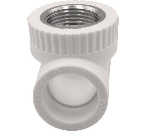 Тройник комбинированный THERMOLIGHT PP-R 32х3/4х32 мм ВР белый НС-1620589