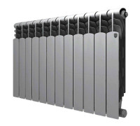 Радиатор биметаллический Royal Thermo Revolution Bimetall 500 2.0 12 секций Silver Satin 1425277