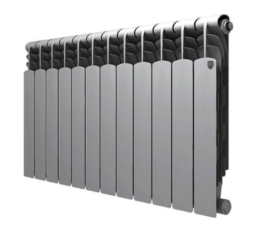 Радиатор биметаллический Royal Thermo Revolution Bimetall 500 2.0 12 секций Silver Satin 1425277