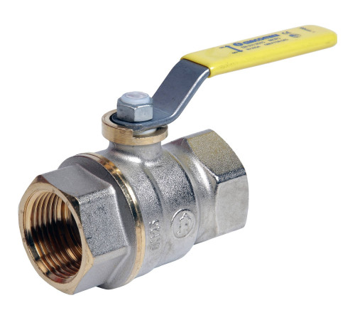 Кран шаровой для газа Giacomini R730GA 1/4 ВР-ВР рычаг R730GAX001