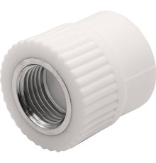 Муфта комбинированная Thermolight PP-R 25x1/2 ВР белая 1620498