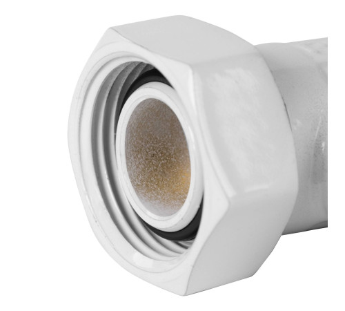 Набор для нижнего подключения радиатора Royal Thermo угловой раздельный 3/4x3/4 EK белый RTE 07.0004