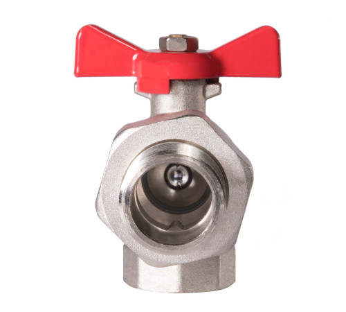Кран шаровой угловой Royal Thermo OPTIMAL 1 НГ бабочка RTE 07.025