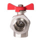 Кран шаровой угловой Royal Thermo OPTIMAL 1 НГ бабочка RTE 07.025