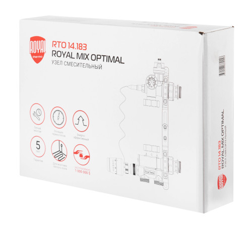 Смесительный узел Royal Thermo RoyalMix Optimal 1 без насоса RTO 14.183