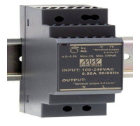 Блок питания на DIN-рейку Mean Well HDR-30-24 24В 1.5А 36Вт HDR-30-24