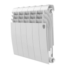 Радиатор биметаллический Royal Thermo BILINER 350 Bianco Traffico 6 секций боковое подключение RAL 9016 НС-1682240