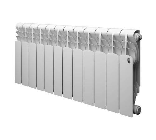 Радиатор биметаллический Royal Thermo Revolution B 350 12 секций боковое подключение 1682413