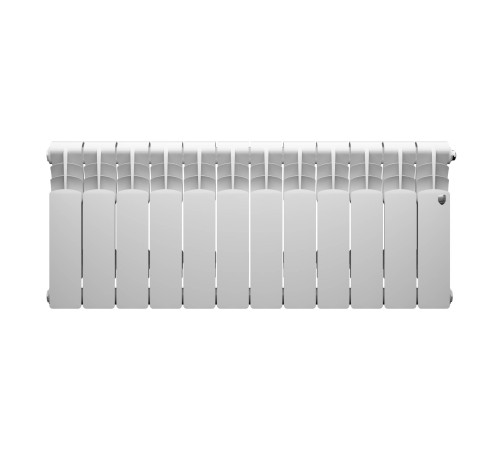 Радиатор биметаллический Royal Thermo Revolution B 350 12 секций боковое подключение 1682413