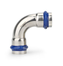 Угольник 90° двухраструбный Varmega Inox Press 35 мм 1658685