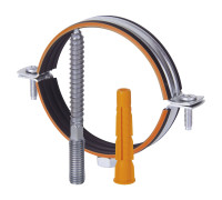 Хомут металлический Humalt RU-HT M10 156-166 мм 6 с гайкой, шпилькой и дюбелем НС-1630625